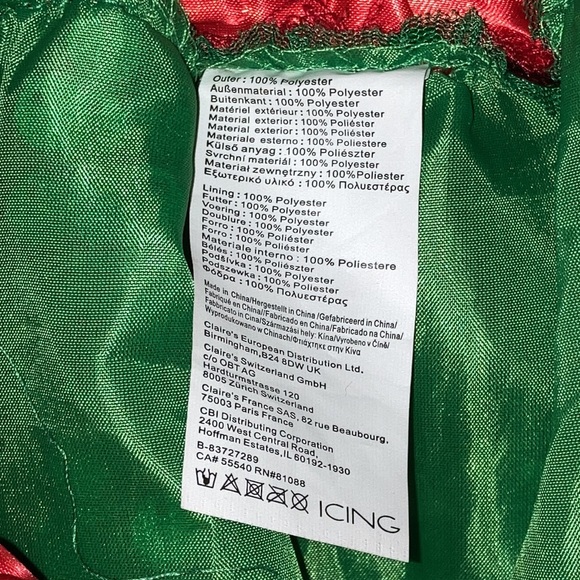 Claire’s Sequin Christmas Skirt - Picture 5 of 6